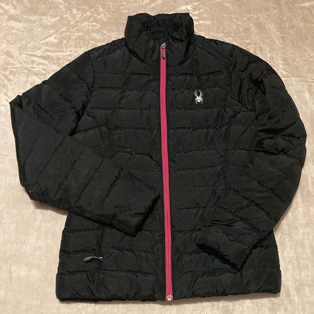 Spyder Prymo Down Puffer Jacket M Black Pink